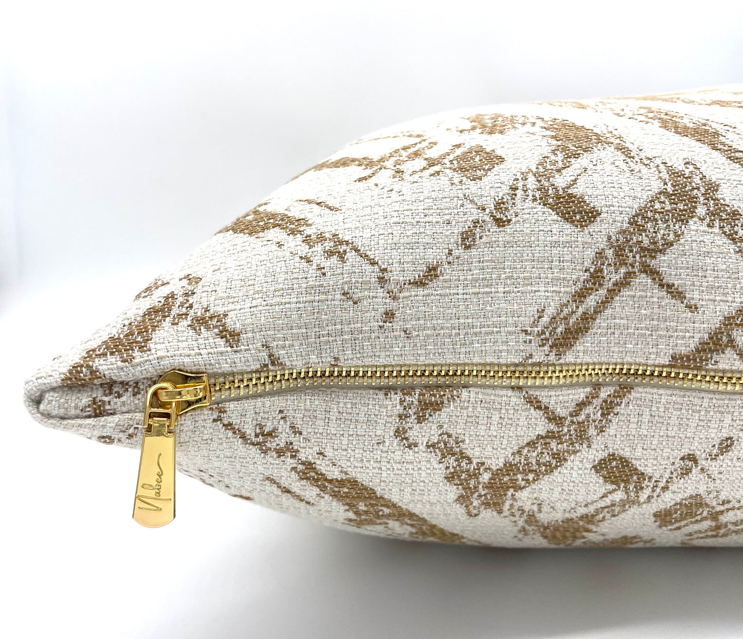 Blonde Crosshatch Pillow Cover