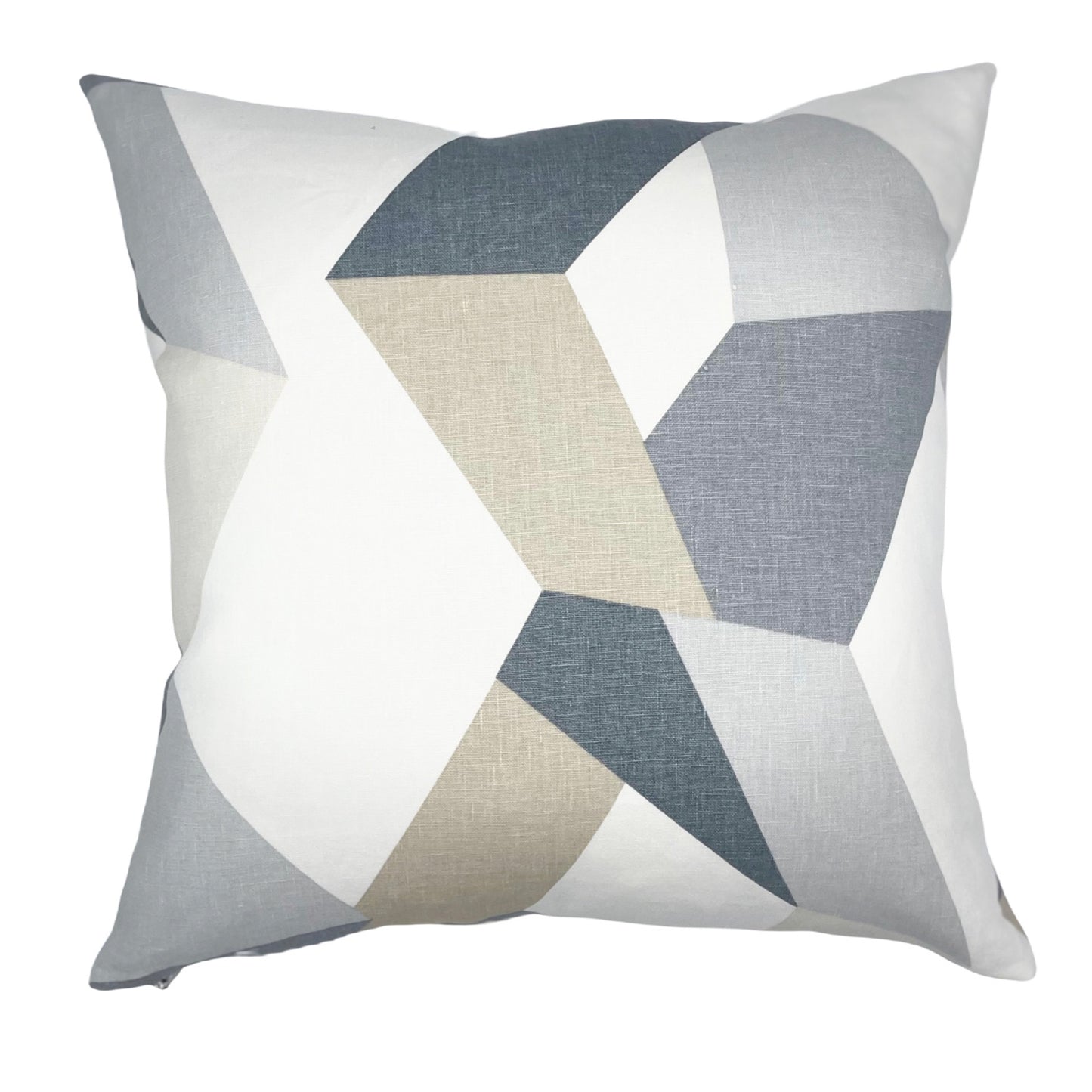 Urban Twist Grey and Beige Pillow
