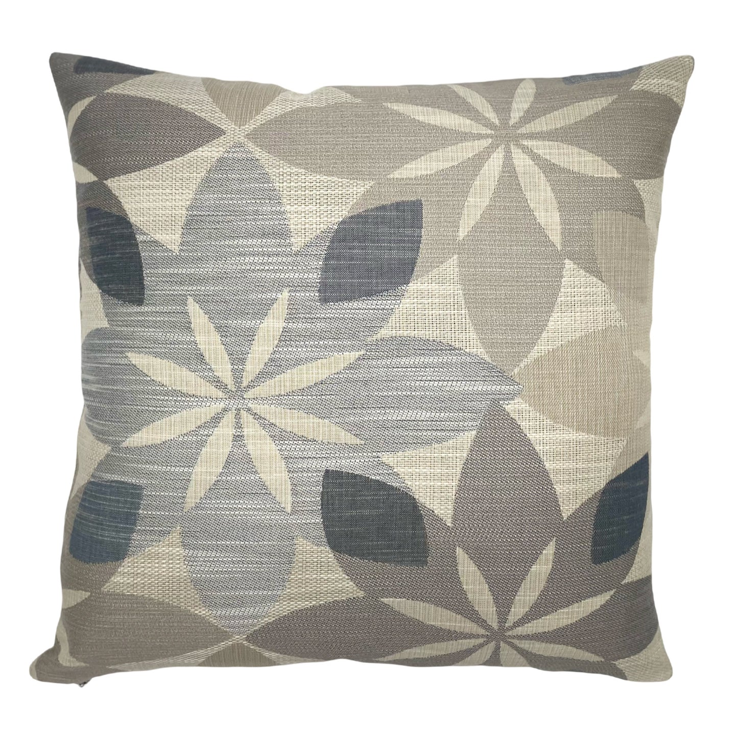 Metal Floral Pillow Cover