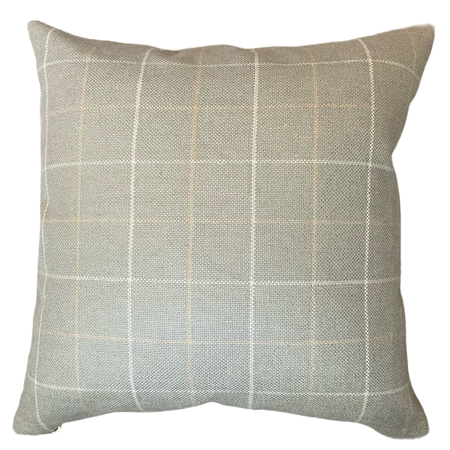 Silver Sage in Classic Checkered Pillow Cover