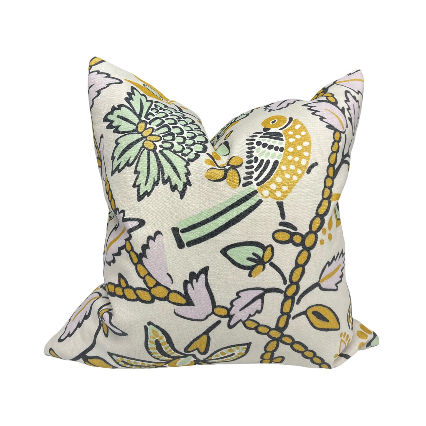 Lulu DK Tennyson Gold/Green Pillow Cover