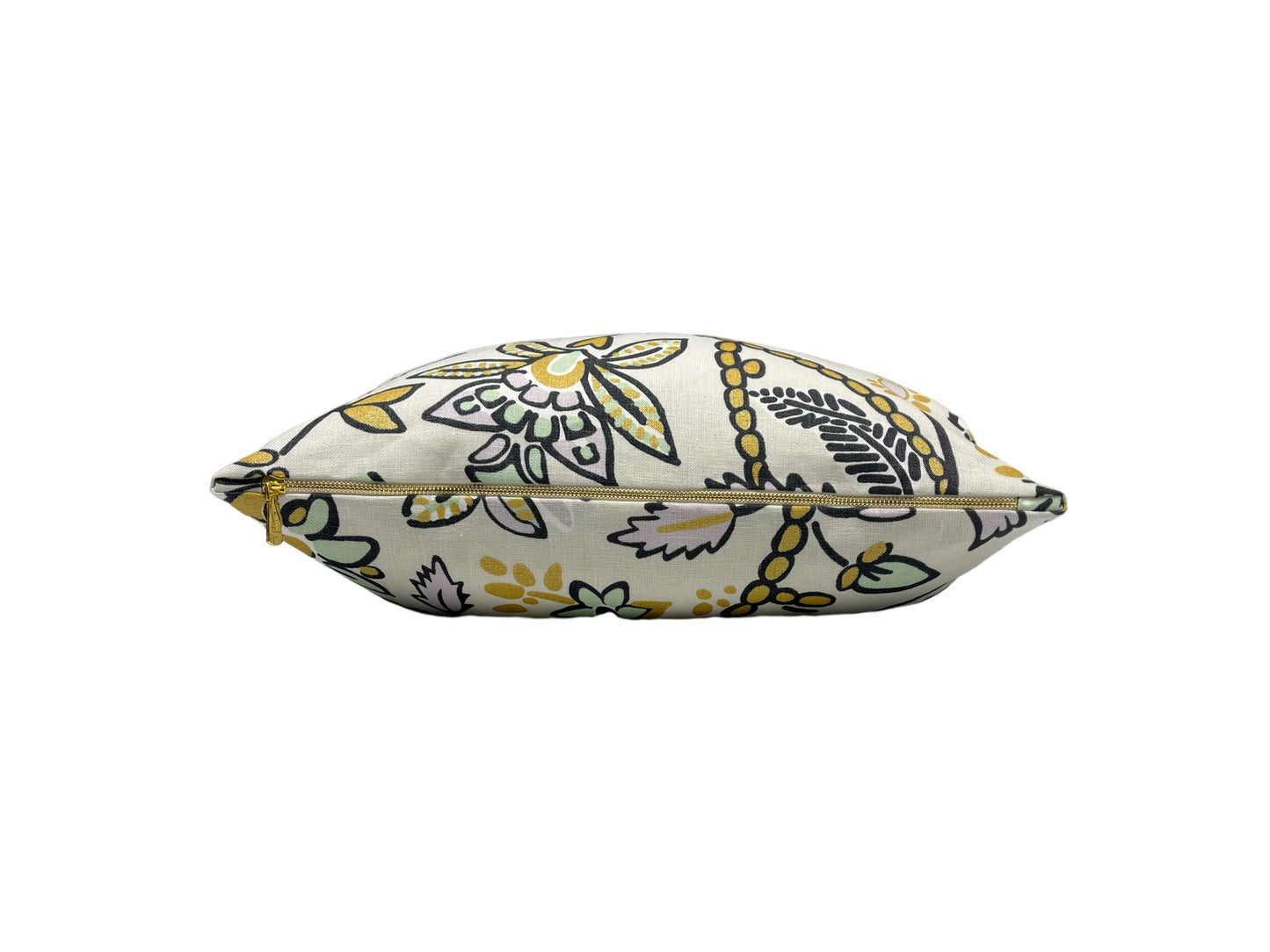Lulu DK Tennyson Gold/Green Pillow Cover