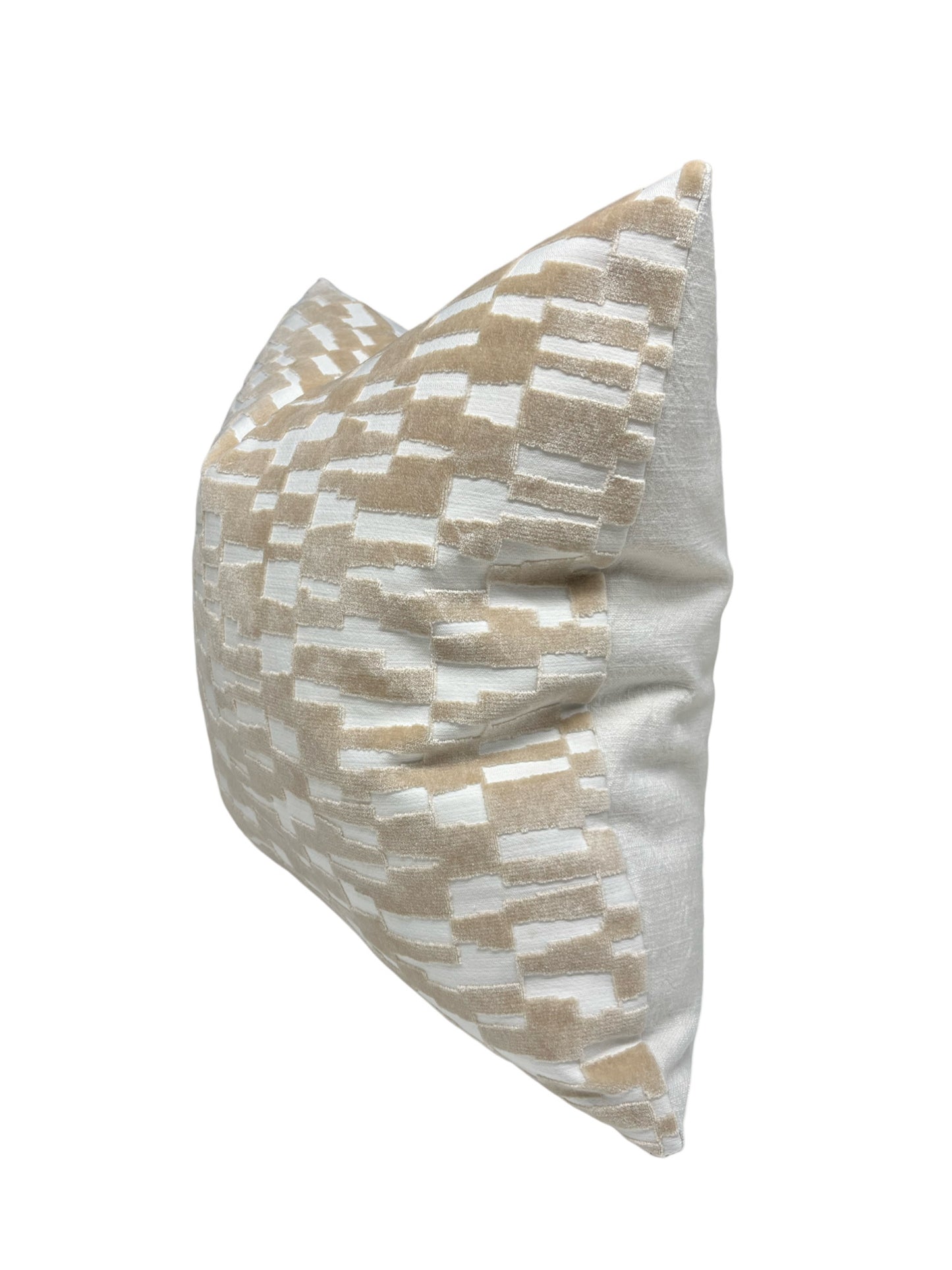 Caramel Cut Velvet Pillow Cover-Limited