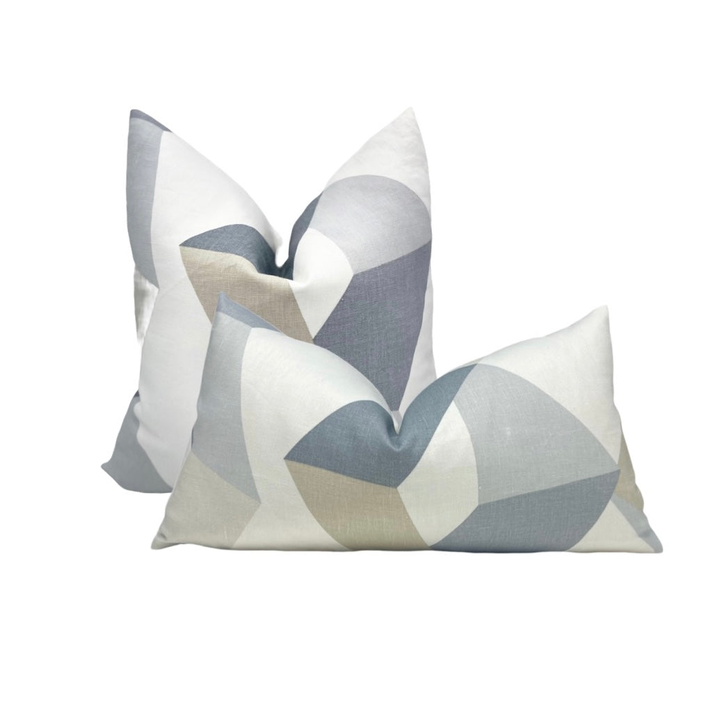Urban Twist Grey Lumbar Pillow Cover