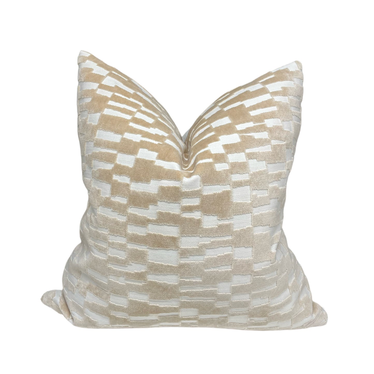 Caramel Cut Velvet Pillow Cover-Limited