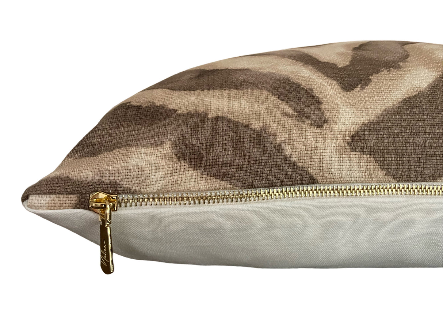 Brown Zebra Pillow Cover