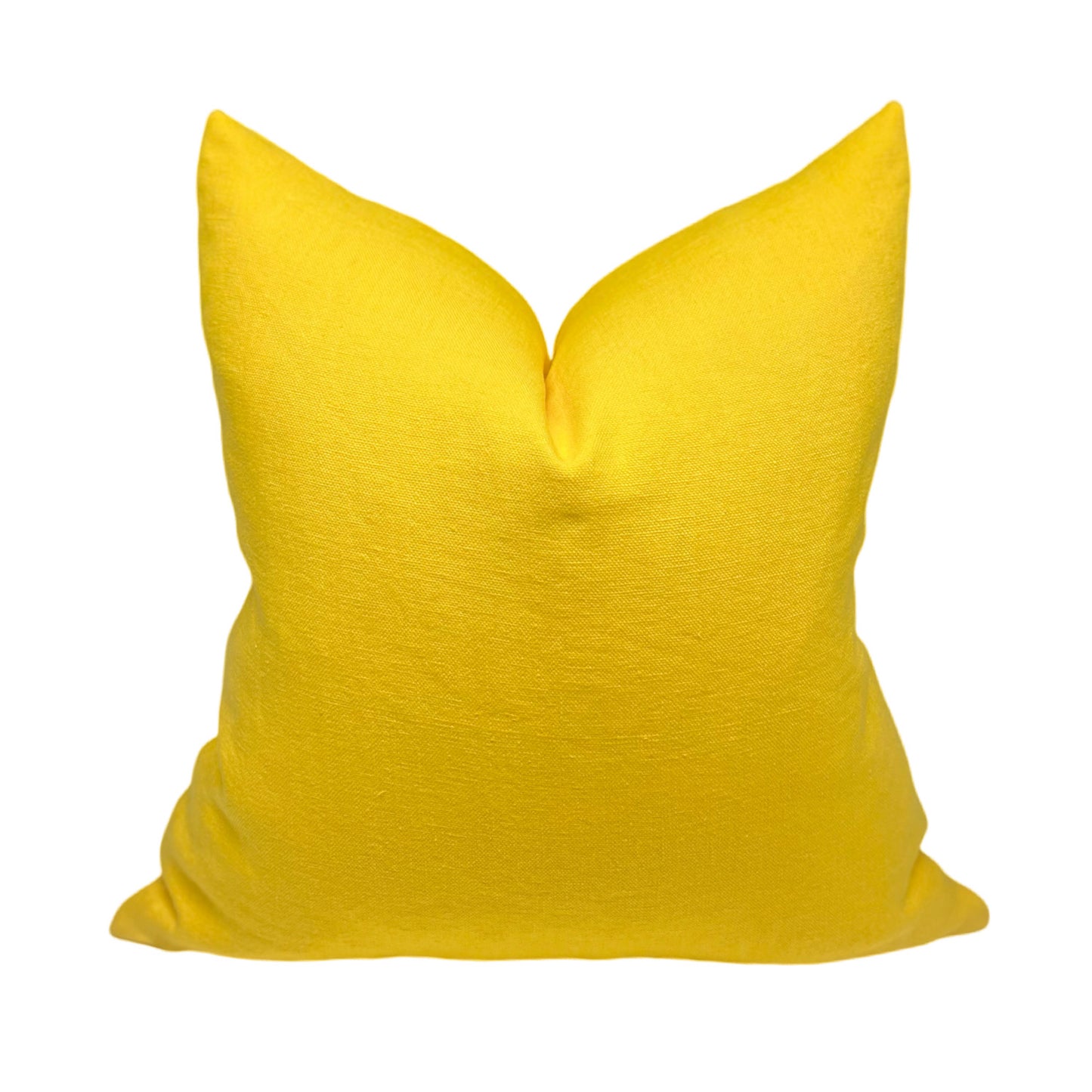 Ralph Lauren Yellow Linen Pillow Cover
