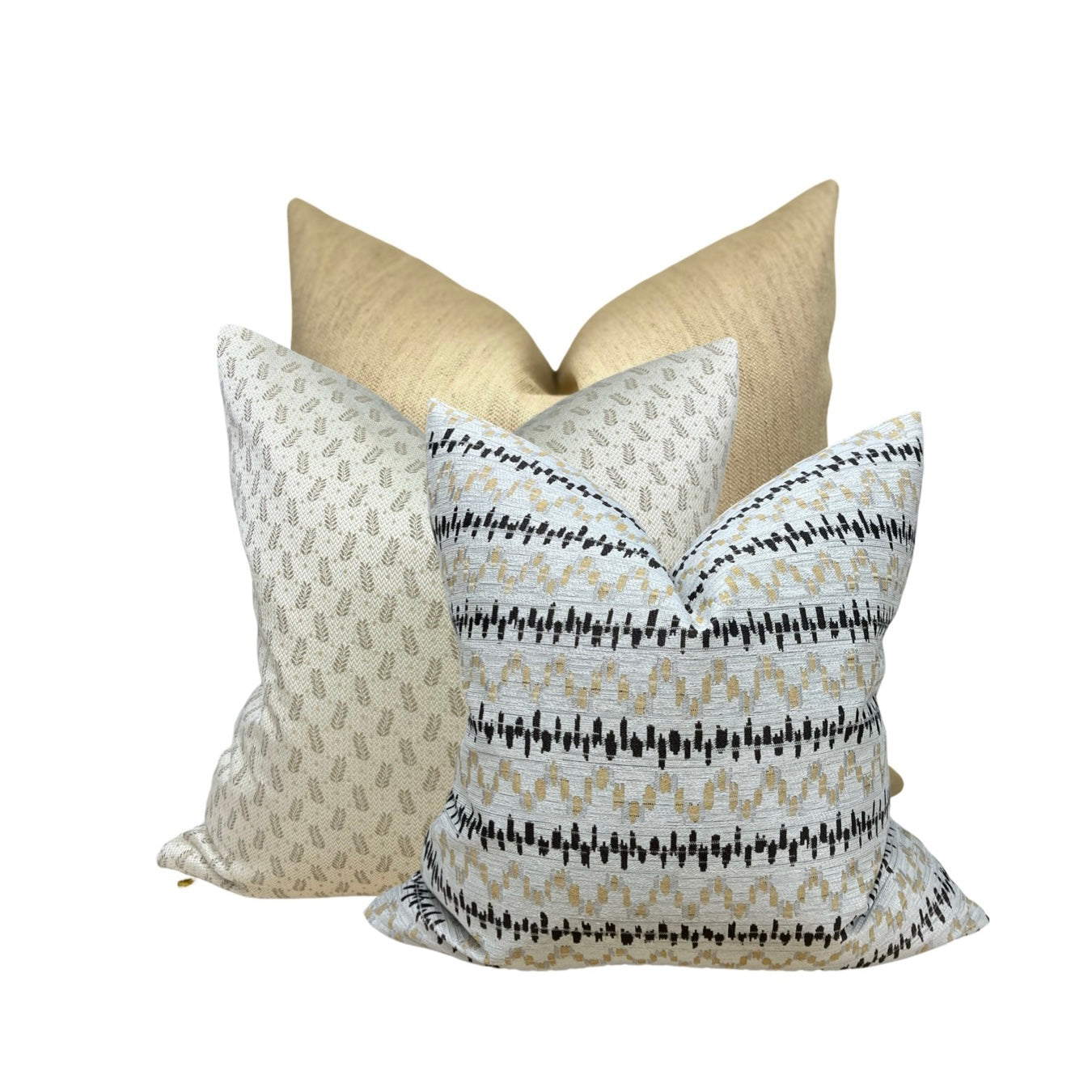 Neutral Geo Stripes Pillow Cover