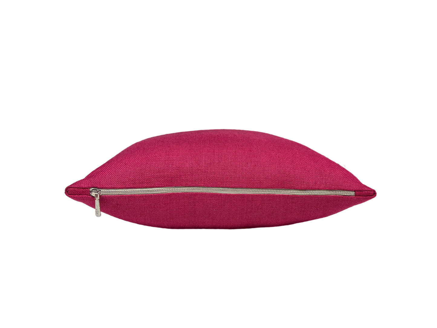 Magenta Linen Pillow Cover