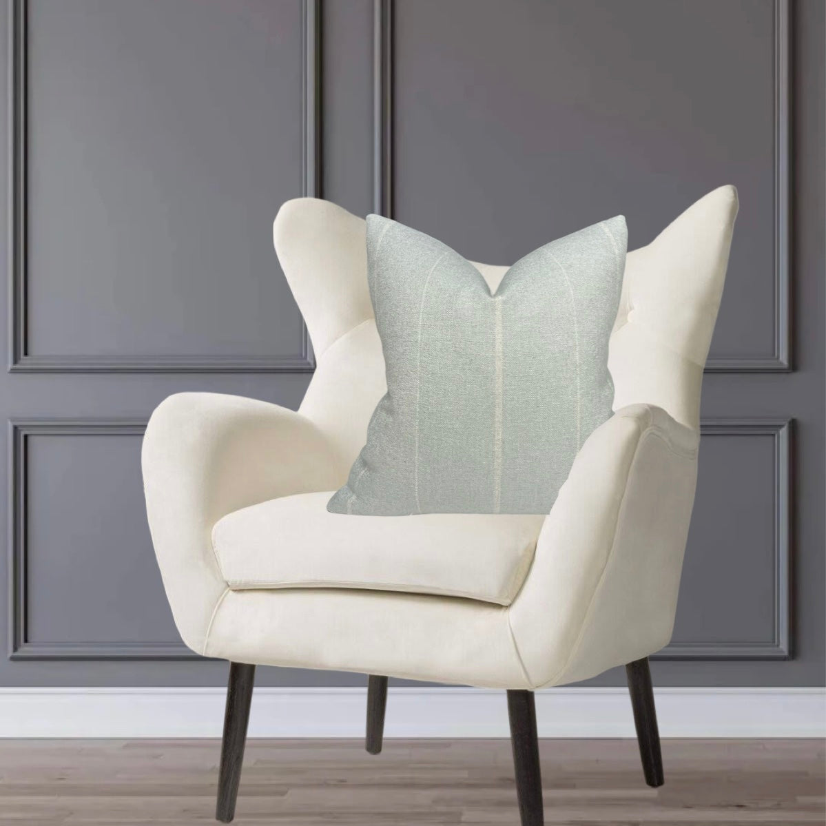 Sea Fog Stripe Pillow Cover