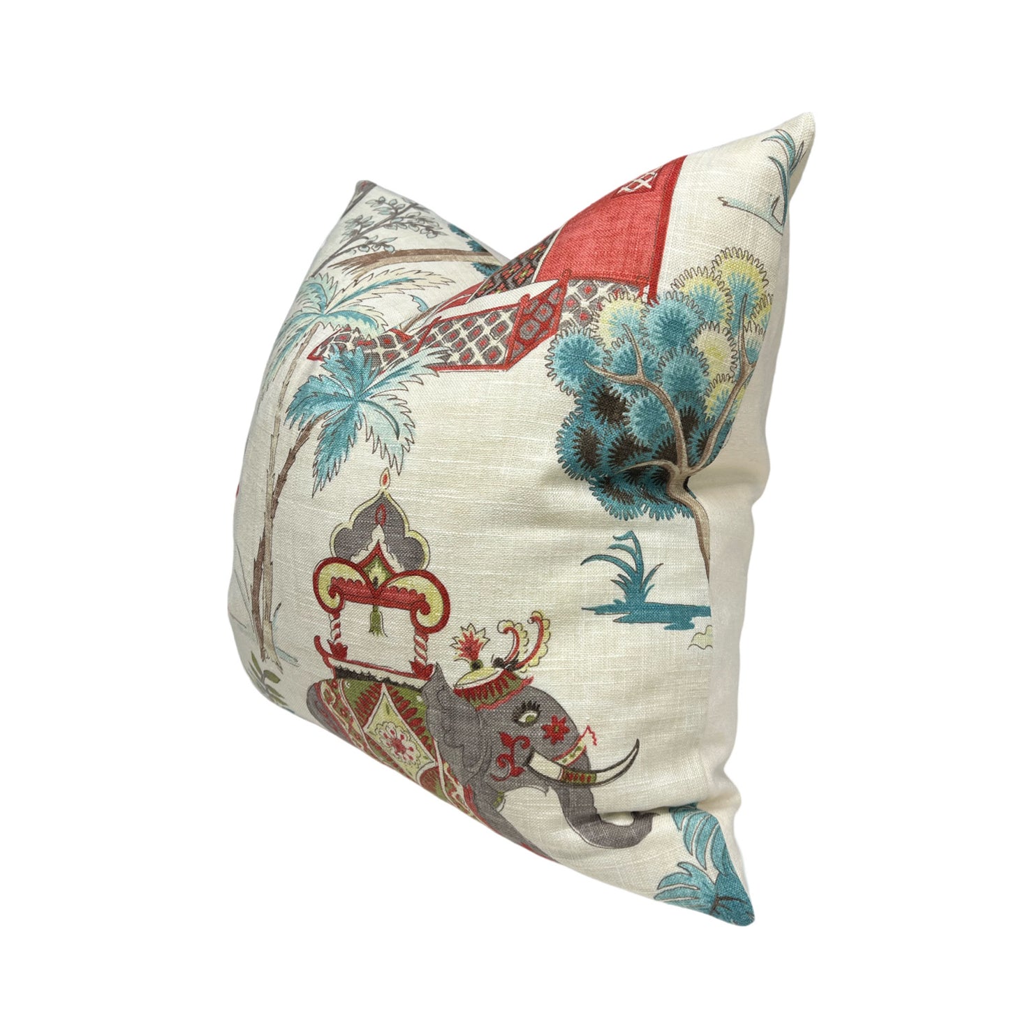 Elephant Chinoiserie Pillow Cover