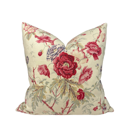Pink Peonies Pillow Cover