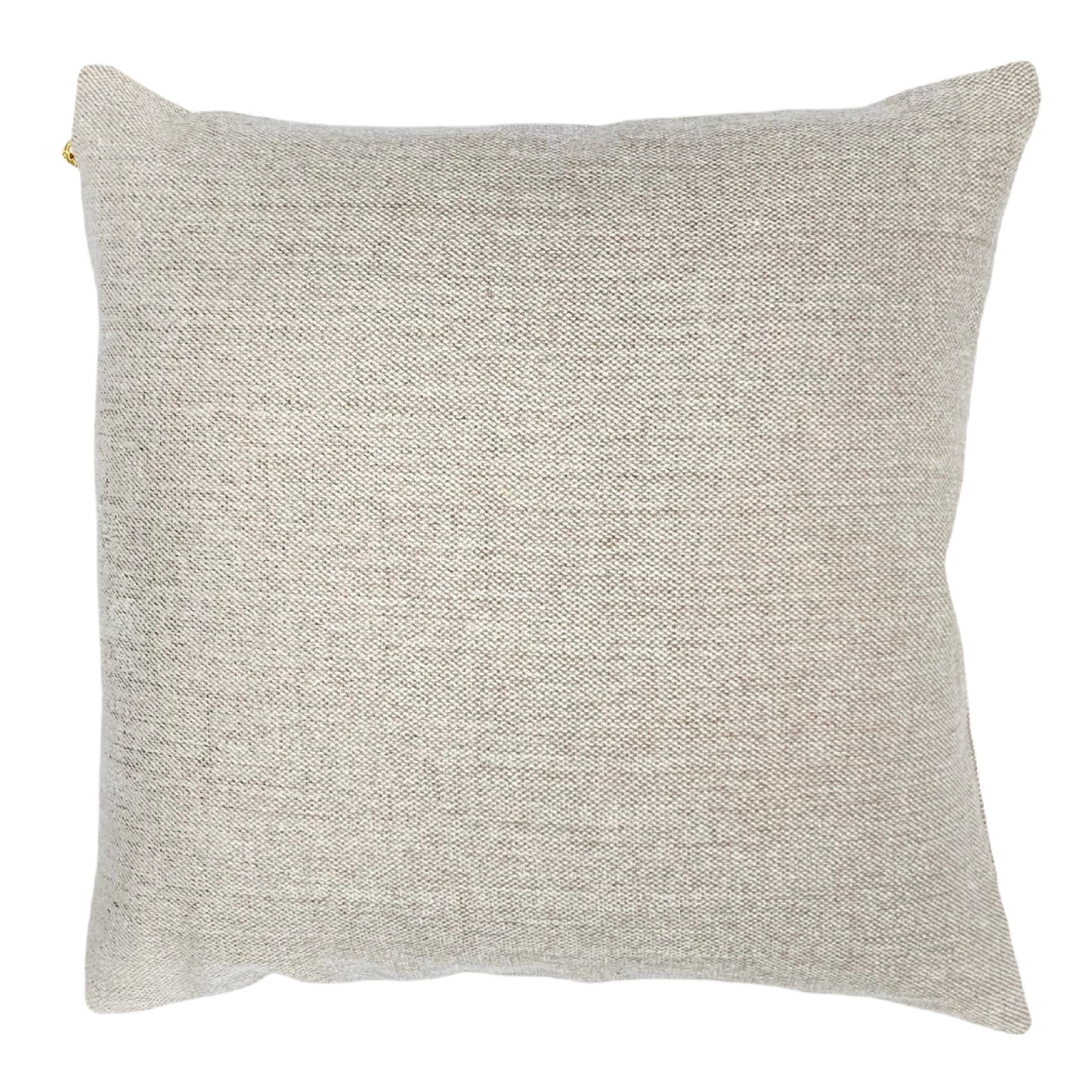 Schumacher Flax Natural Linen Pillow Cover