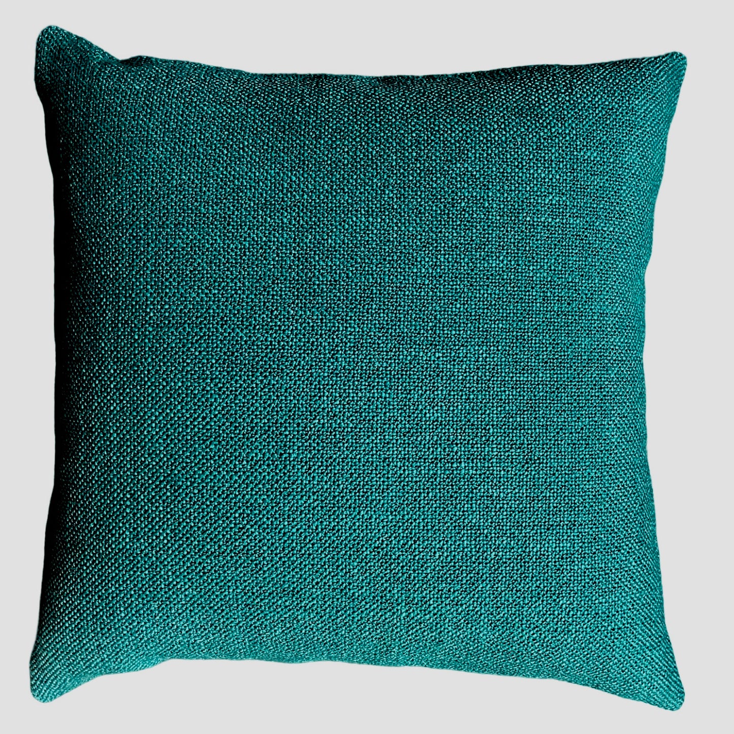 Large Weave Teal Pillow Cover