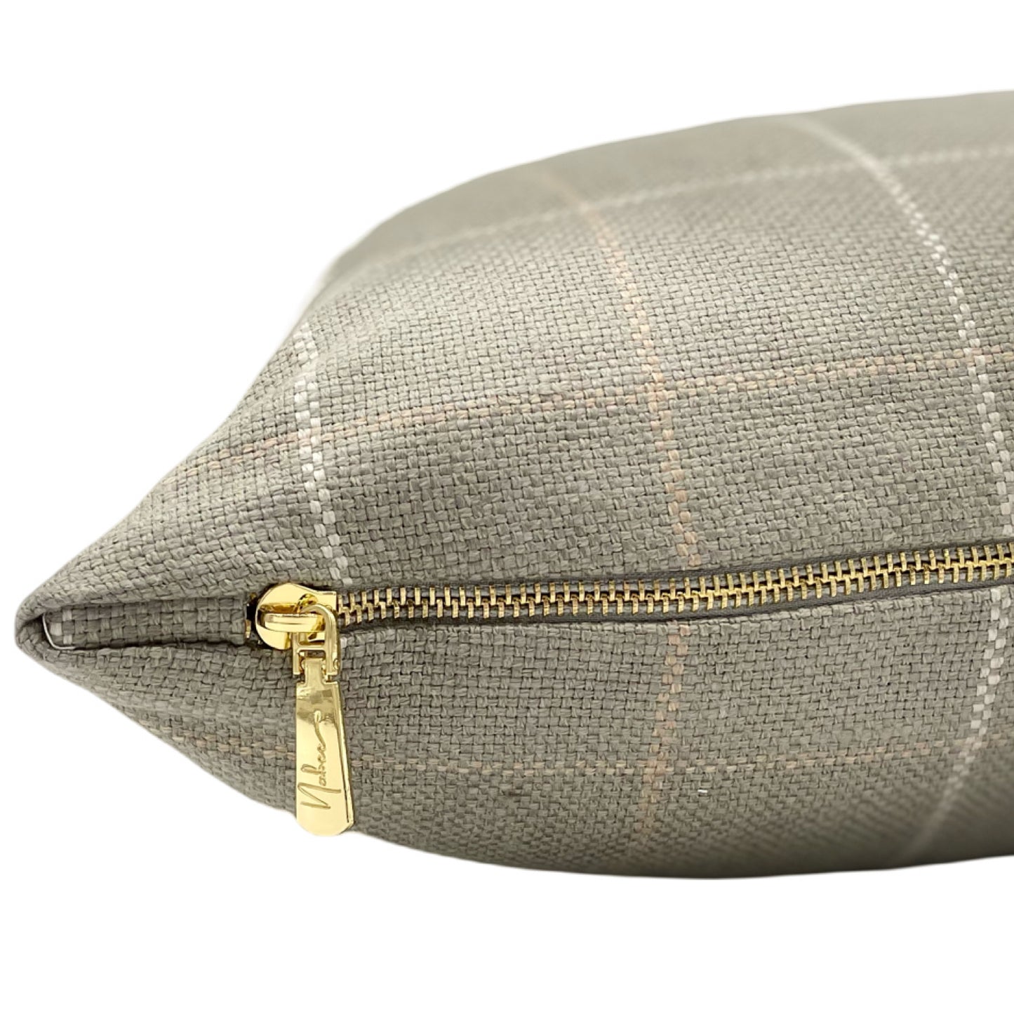 Silver Sage in Classic Checkered Pillow Cover