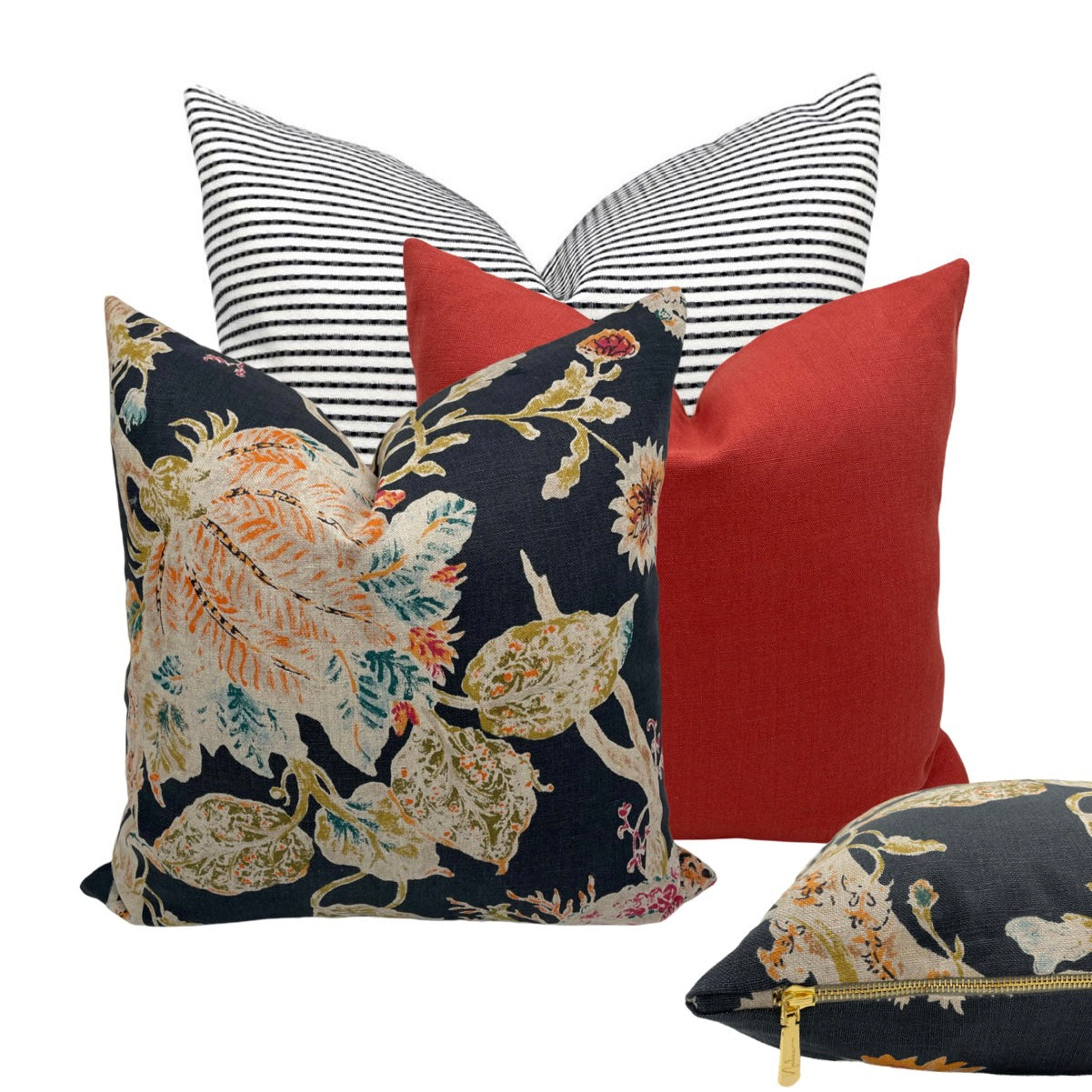 Botonical Floral on Black