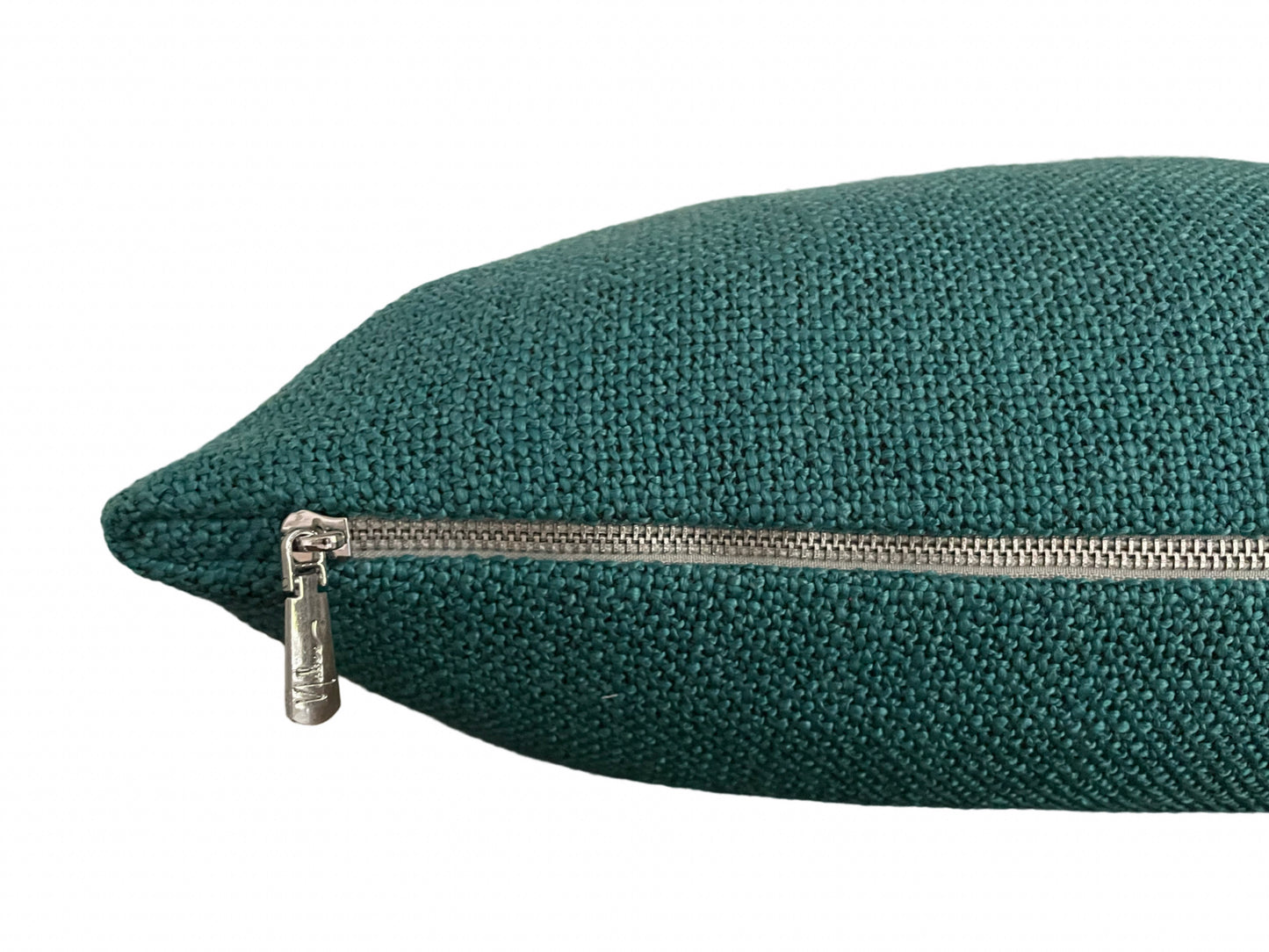 Large Weave Teal Pillow Cover