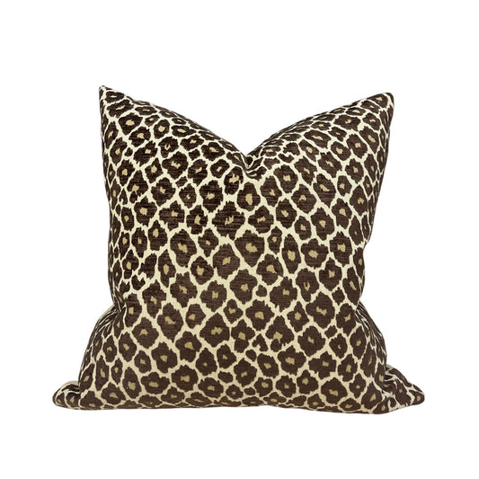 Brown leopard Pillow Cover