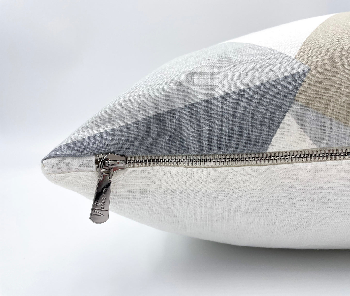 Urban Twist Grey and Beige Pillow