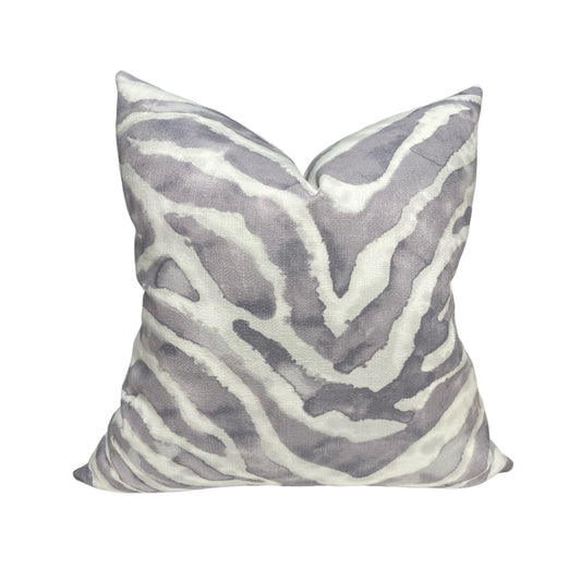 Amethyst Zebra Pillow Cover