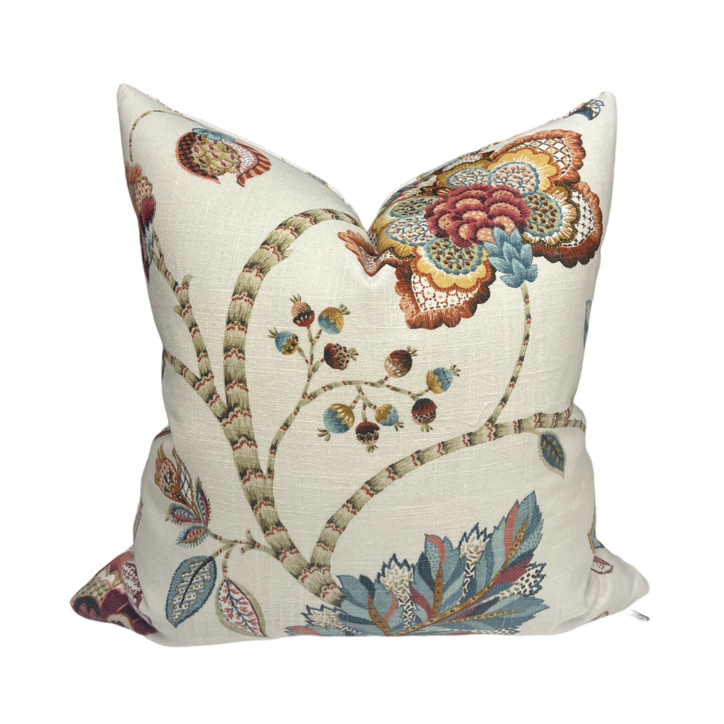 Earthy botanical floral Pillow Cover
