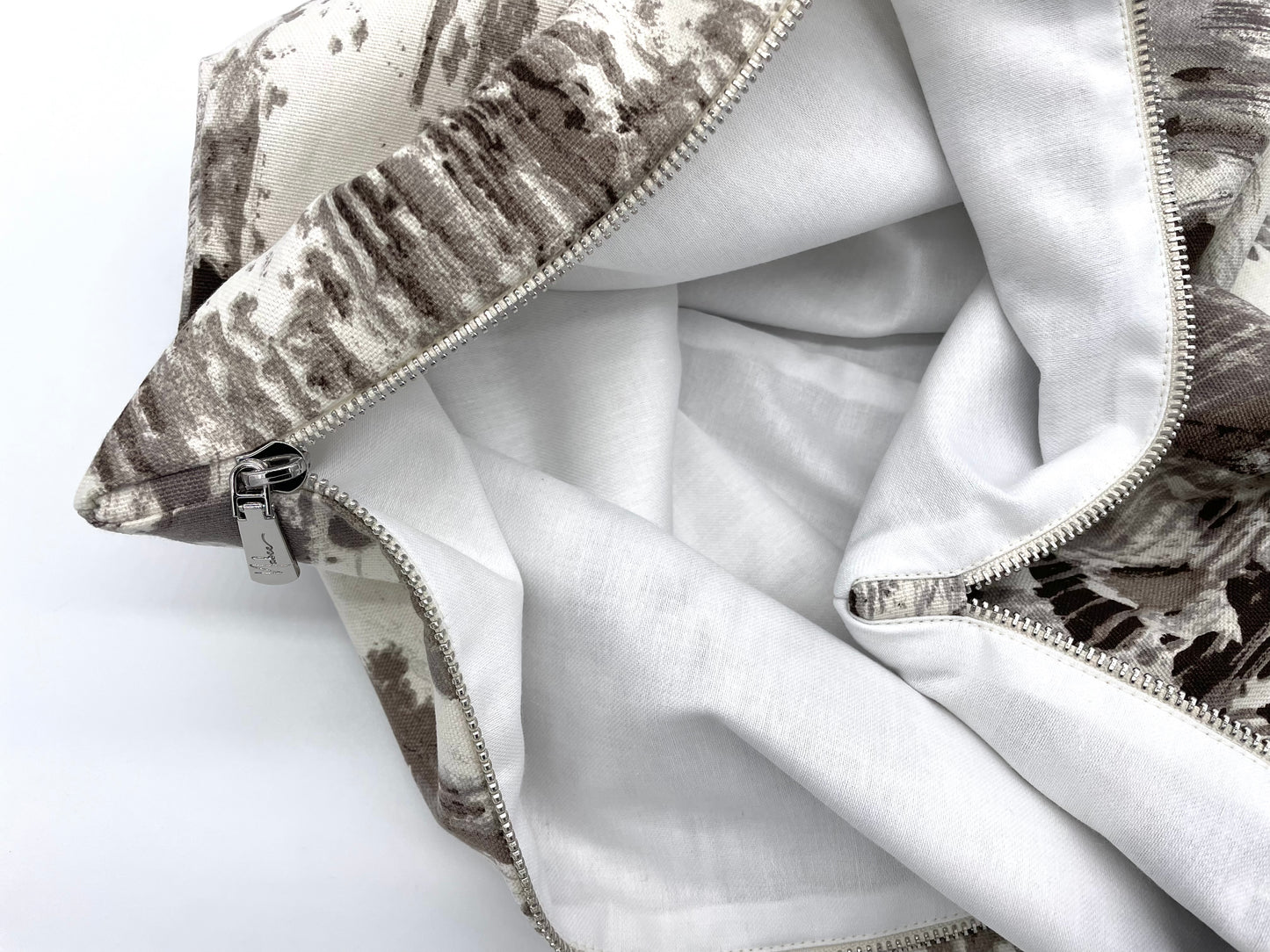 Abstract Grey Pillow Cover