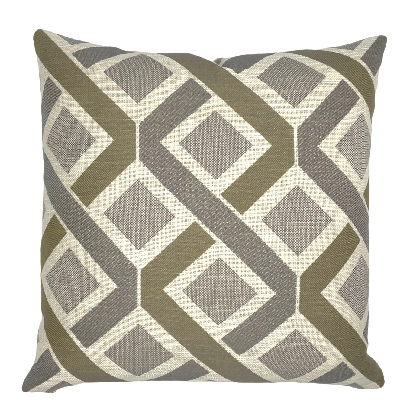 Mix Metal Diamond Pillow Cover