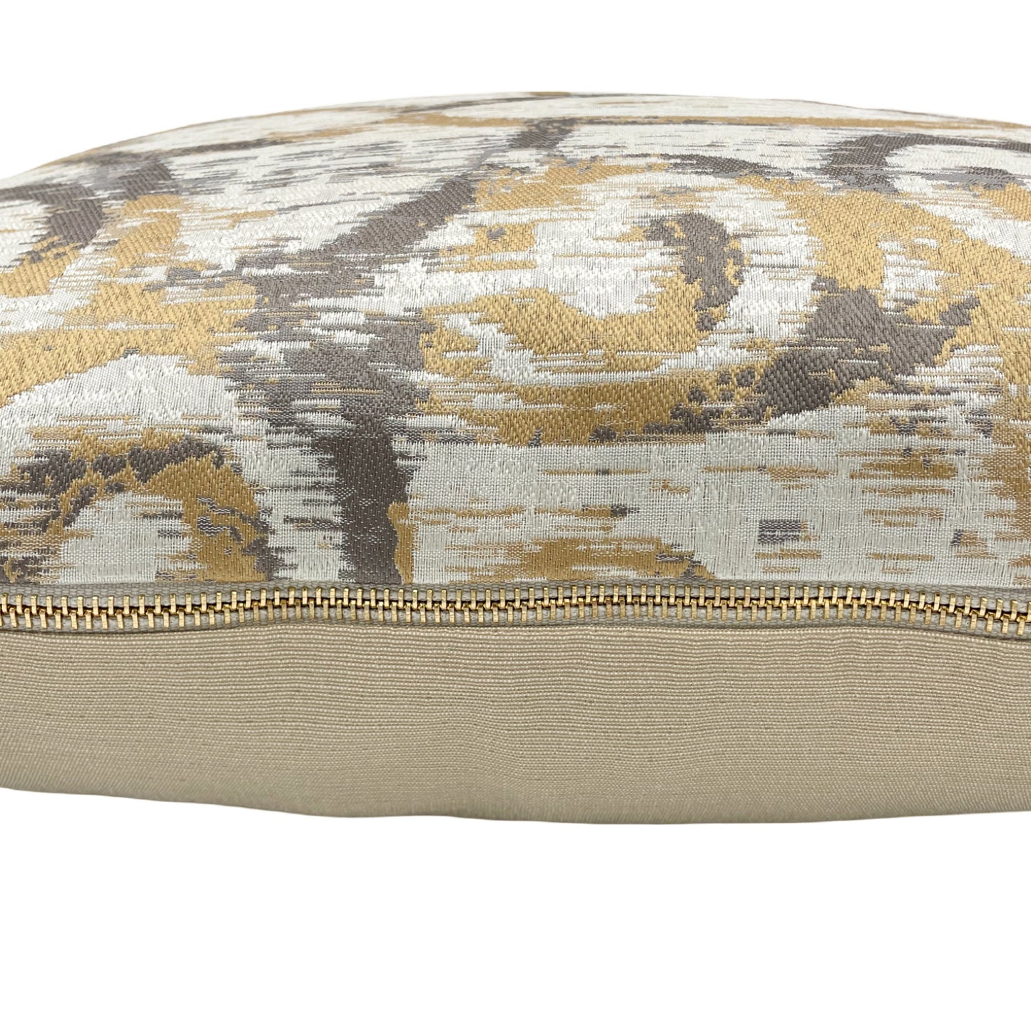 Gold Abstract print Pillow Cover