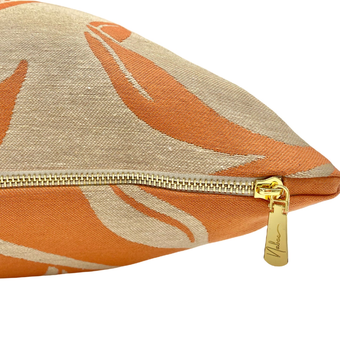 Orange Leaf Pillow Cover