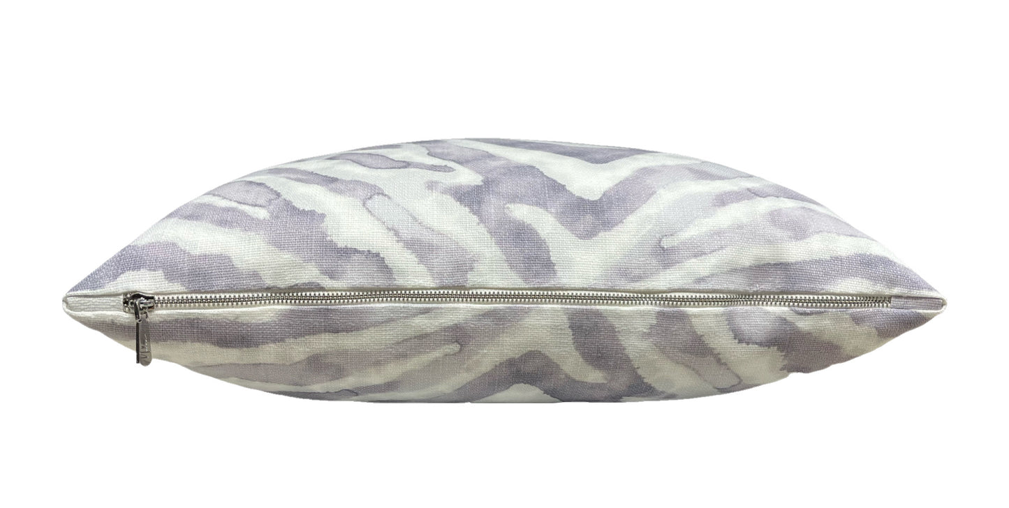 Amethyst Zebra Pillow Cover