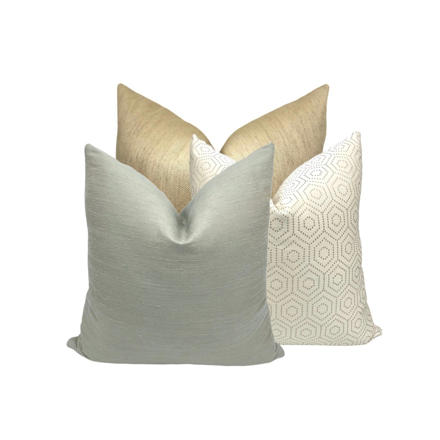 Two Tone Sage Pillow Cover