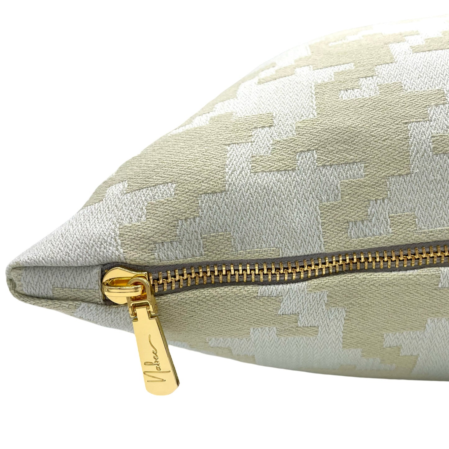 Sage Houndstooth Pillow Cover