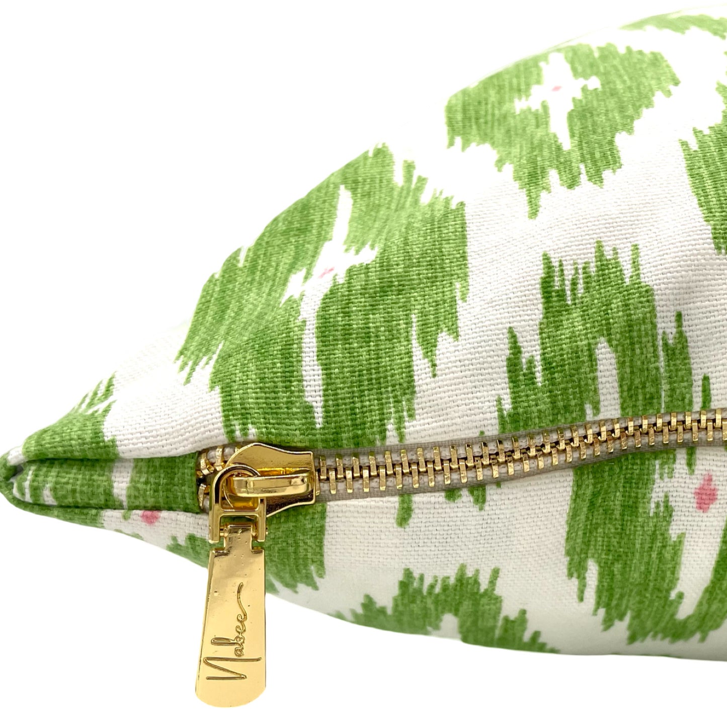 Spring Green Ikat Pillow Cover