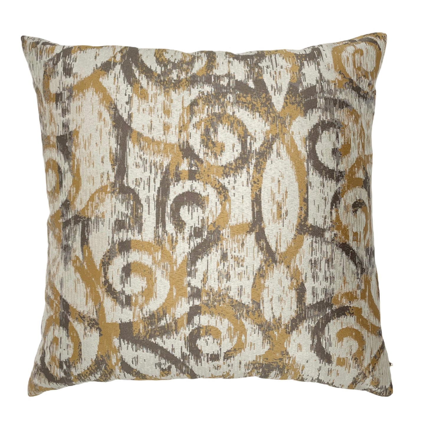 Gold Abstract print Pillow Cover