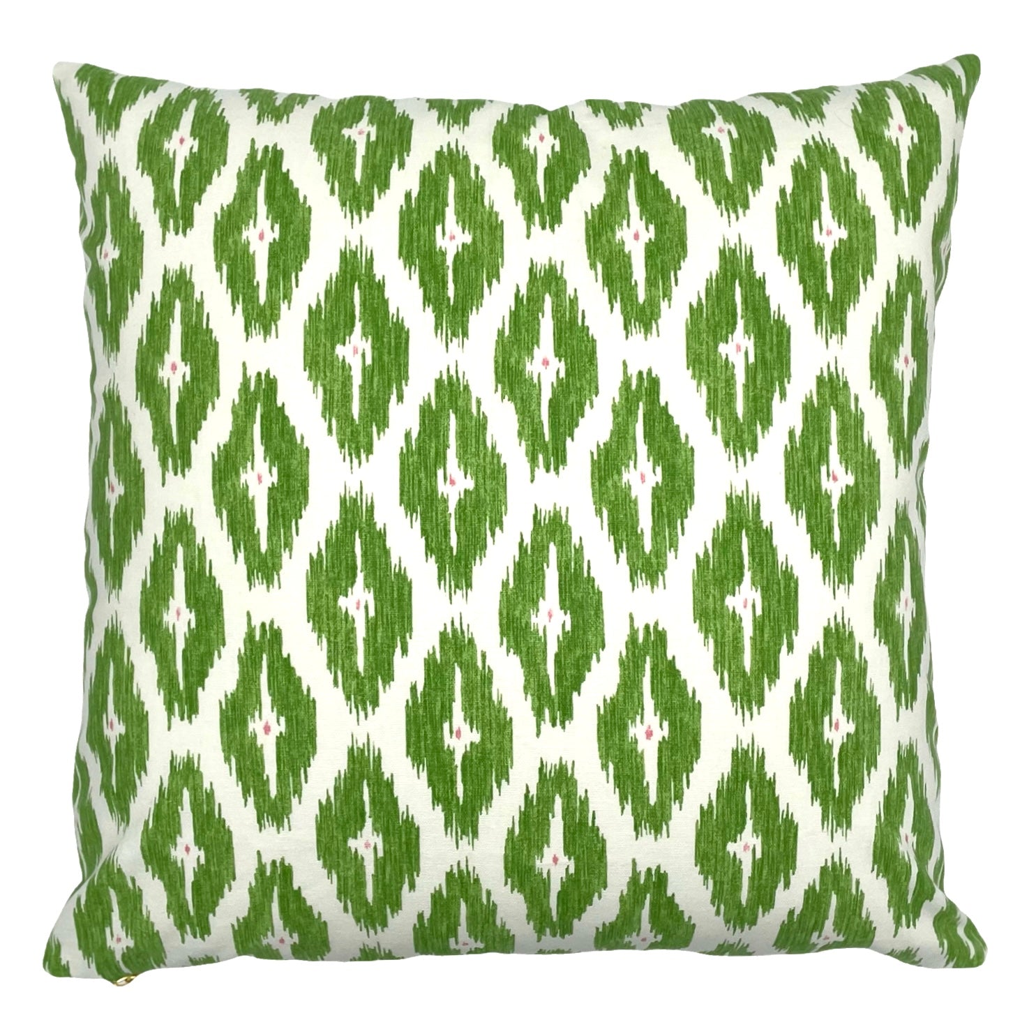 Spring Green Ikat Pillow Cover