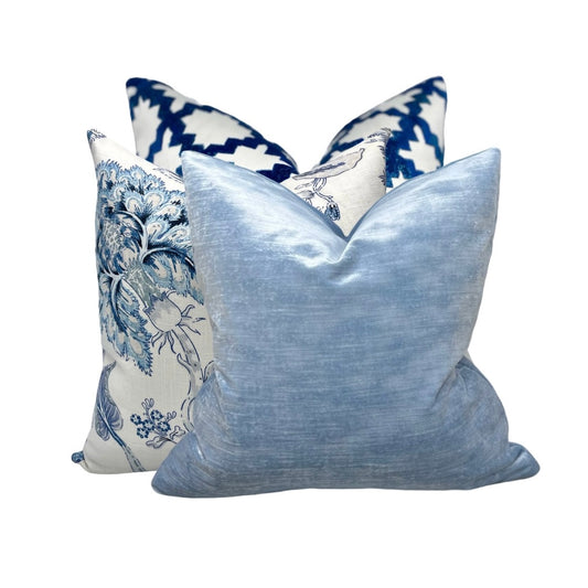 Cool Blue Pillow Cover Set