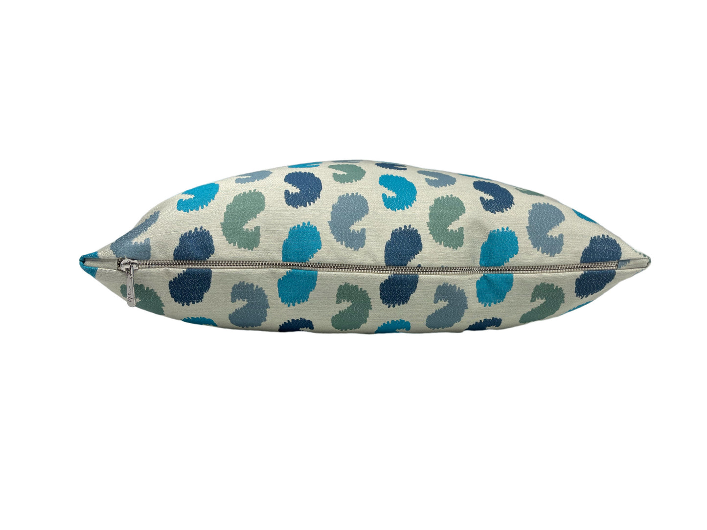 Playful Paisley in Prussian Pillow Cover