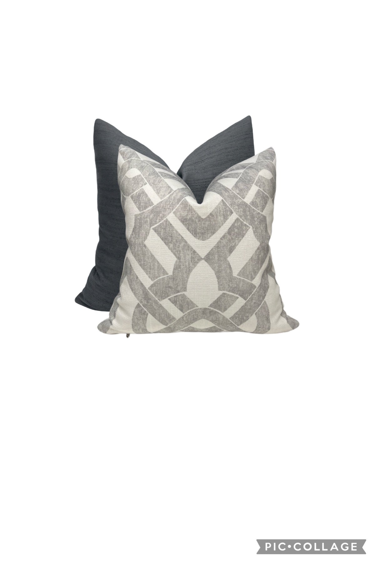 Urban Concrete Geometric Print Pillow Cover