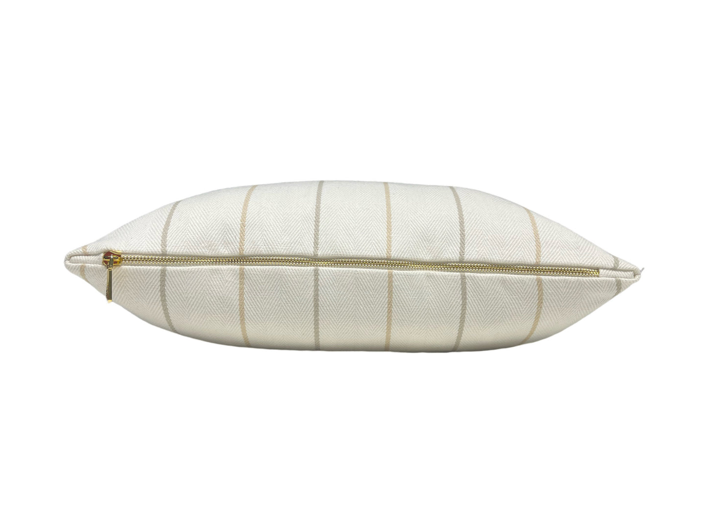 White Stripe Pillow Cover