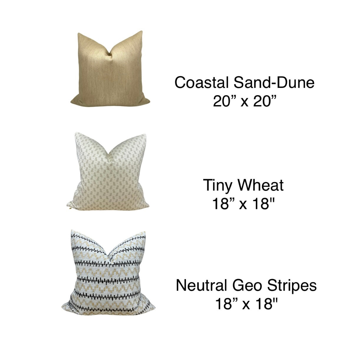 Neutral Throw Pillow Combo #2